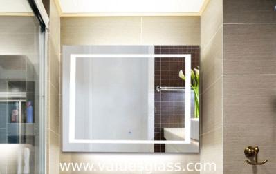 Smart LED Illuminated Wall Mirrors For Bathroom Low Energy Consumption