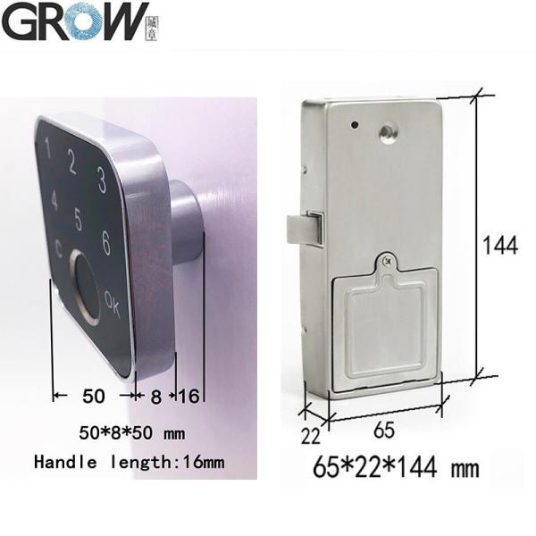 100 Capacidade Fingerprint Cabinet Lock 4 baterias AA para escritório em casa