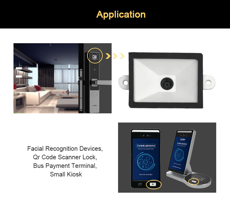 Модуль блока развертки кода системы QR читателя карты доступа двери USB UART