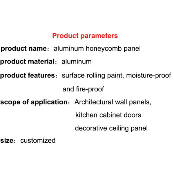 Panneau de nid d'abeille en aluminium revêtu de PVDF pour applications extérieures