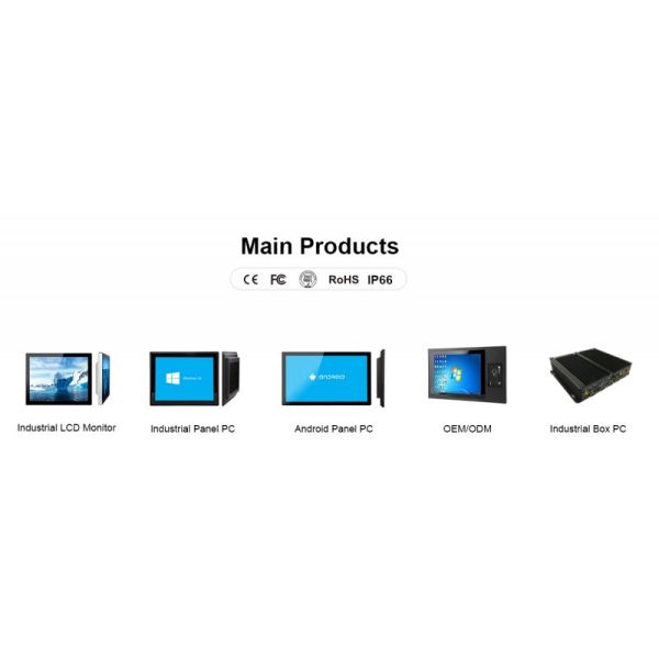 21.5 Inch Floor Standing Self Ordering Kiosk with 10-Point Capacitive Touch Screen and Optional Thermal Printer