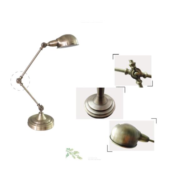 Antique Desk Lamp Durable Living Room Study Home Bedroom Decoration