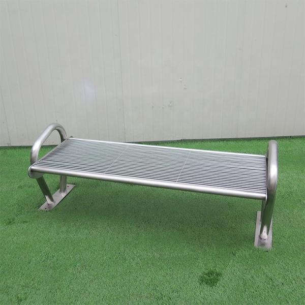 Backless EN840 1520mm Stainless Steel Garden Benches