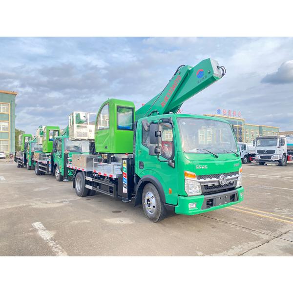China Manufactory Sells Small 4x2 Aerial Platform Truck 30m With Double Hydraulic Cylinder and Legs