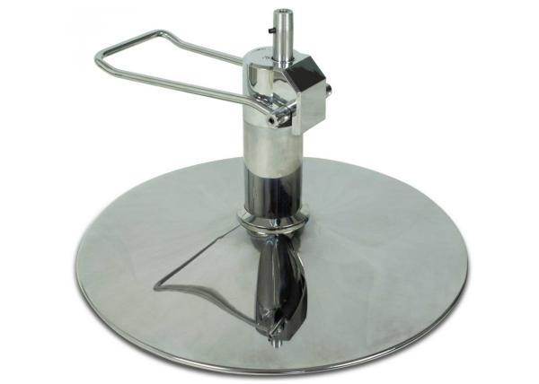 Chrome Steel Barber Chair Accessories Round Hydraulic Base With 1 Year Warranty