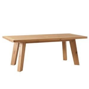 Medium Nordic Wooden Dining Table in Natural Wood and Solid Wood Materials