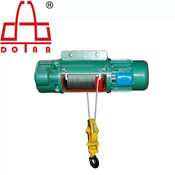 20T CD1 Electric Hoist Electric Wire Rope Hoist With Trolley