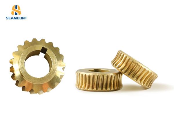 Miniature Bronze Worm Gear Good Lubricity High Precision Mini Worm Gear