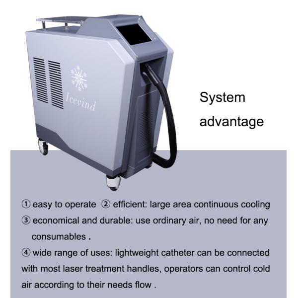 2000W Shock Wave Therapy Machine 980nm Cryo Laser Skin Cooling Therapy Machine