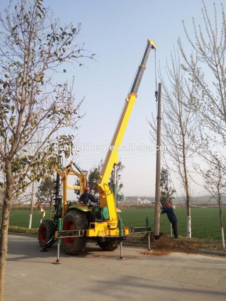 New model hydraulic excavator auger drill post hole digger for tree planting