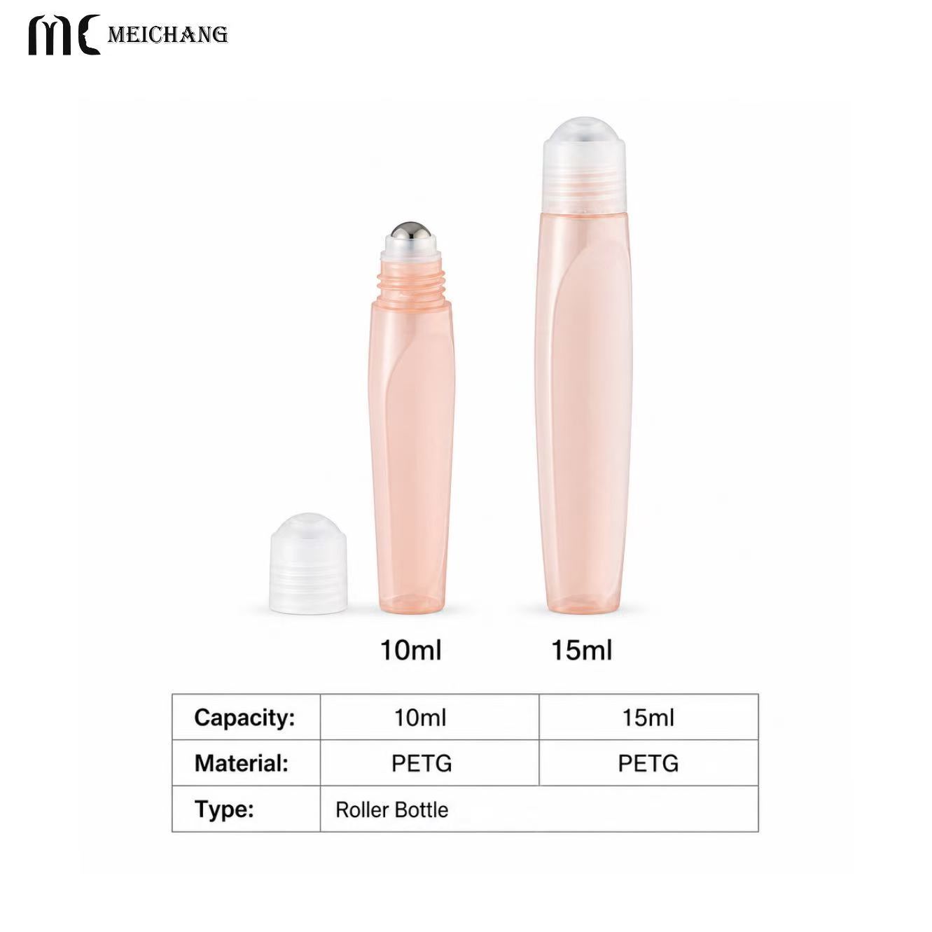 10ml/15ml PETG Roll-On Bottle for Essential Oil , Aromatherapy & Repellent Packaging (MC-1902)
