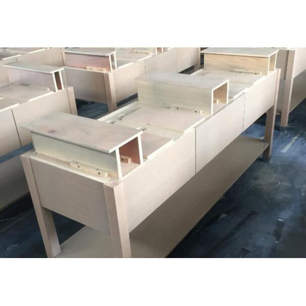 Stand Alone Modern Bathroom Vanity Cabinets Plywood With Solid Wood