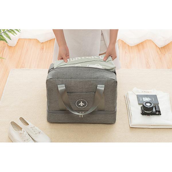 Waterproof Double Layer Duffle Travel Luggage Bag