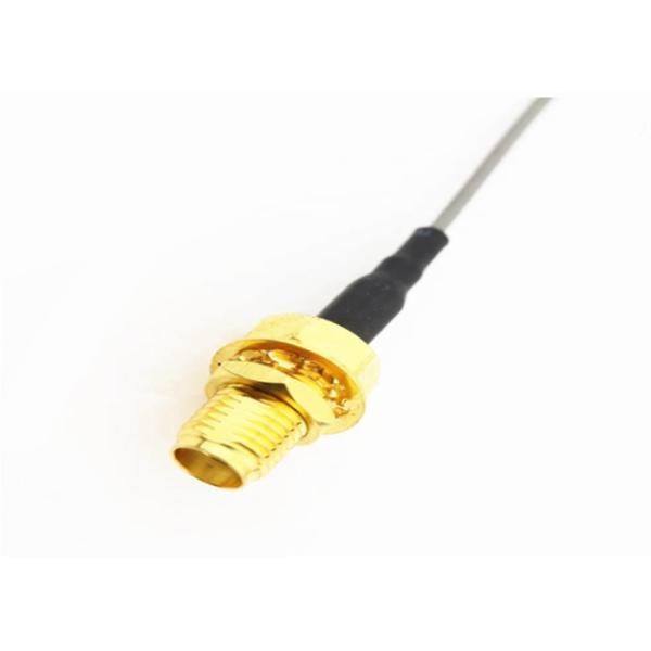 Nickel / Gold RG Series RF Cable Assemblies SMA To UFL Connector Available