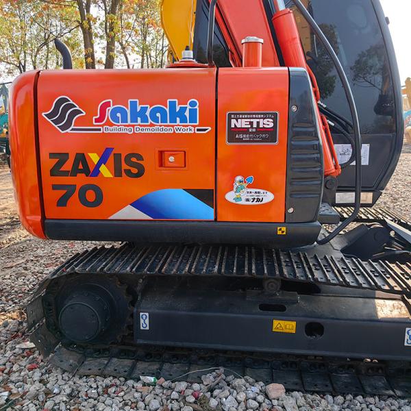 Small ZX70 Used Hitachi Excavators Secondhand 7 Ton Hitachi Zx 70