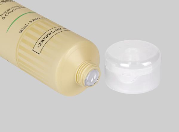 tubo cosmético plástico da loção dos tubos de dentífrico 30-110ml com Flip Cap