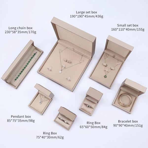 Double Layer Pu Leather Jewelry Box , Jewelry Storage Case Abrasion Proof Customizable