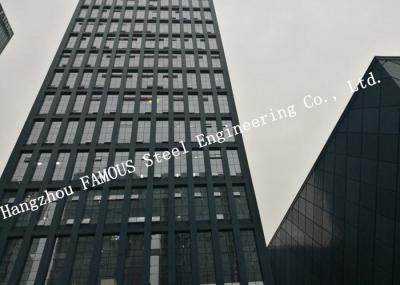 O baixo-e filme de prata dobro do revestimento vitrificado Vara-construiu os prédios de escritórios de vidro da parede de cortina da fachada do sistema