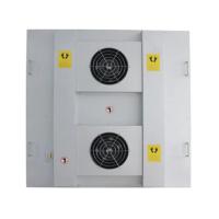 Fluxo de ar laminar 4x4 Unidade de filtro de ventilador de purificação de ar para sala limpa FFU Sistema de controle de grupoFábrica de micologia de cogumelos