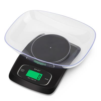 Red WH-B27 Electronic Scale 12kg Kitchen Scale for Home Food Digital Weighing Machine