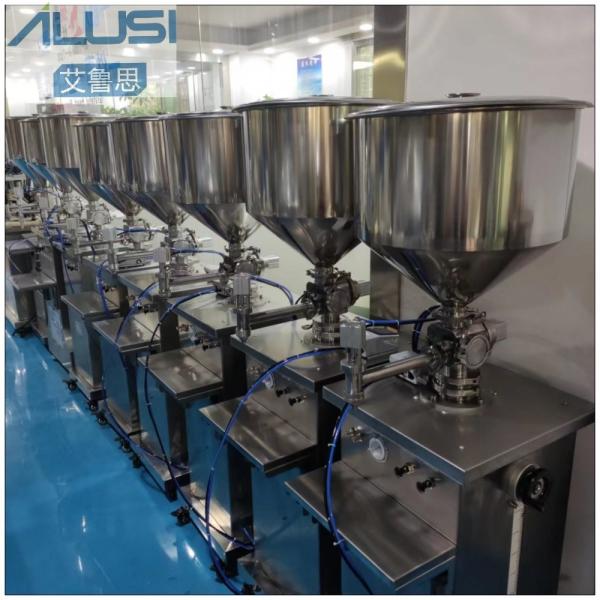 Заполнитель бутылки машины завалки опарника соуса варенья сливк жидкости и затира пневматический одиночный главный