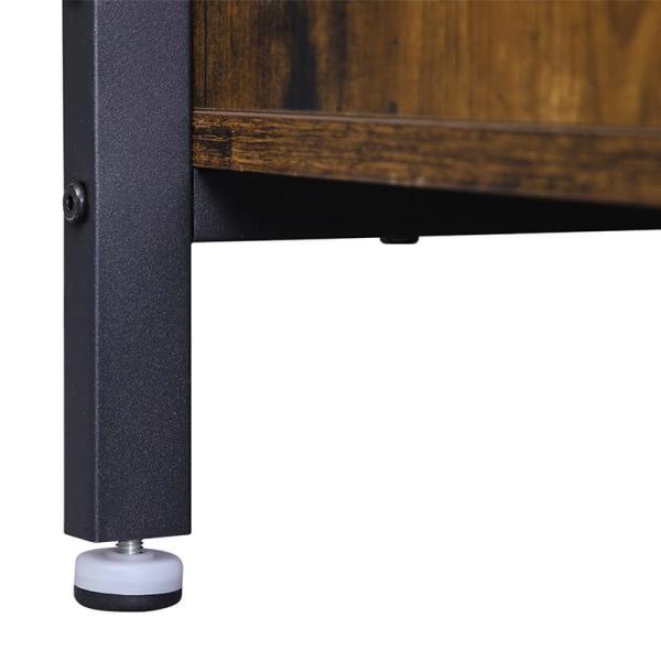 Open Wardrobe with Cabinet, Industrial Open Wardrobe, Storage Wardrobe for Bedroom, Drawer Dresser, XHSR22BX
