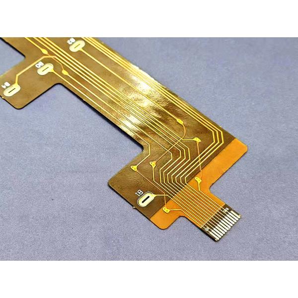 Double Sided Yellow Film FPCB with 1oz Copper Thickness for New Energy Vehicle Battery Collection