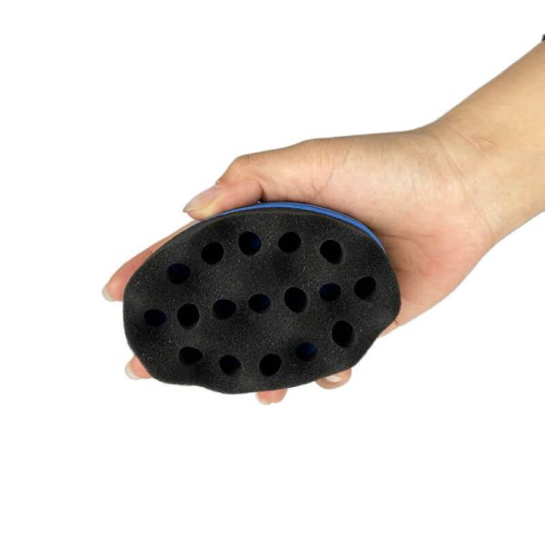 OEM  Kids Oval Hair Sponge Brush Soft Curl Sponge For Children