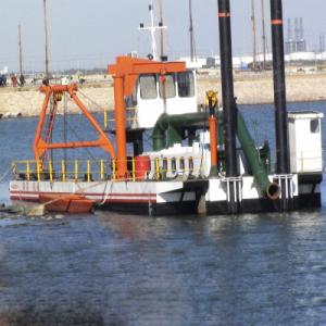 Equipo de succión de arena de río pequeño excavadora de cabeza de cortador en