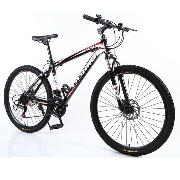 Customized OEM 24 26 Inch Aluminum Alloy Mountain Bike for Man Hard Frame Non-rear Damper