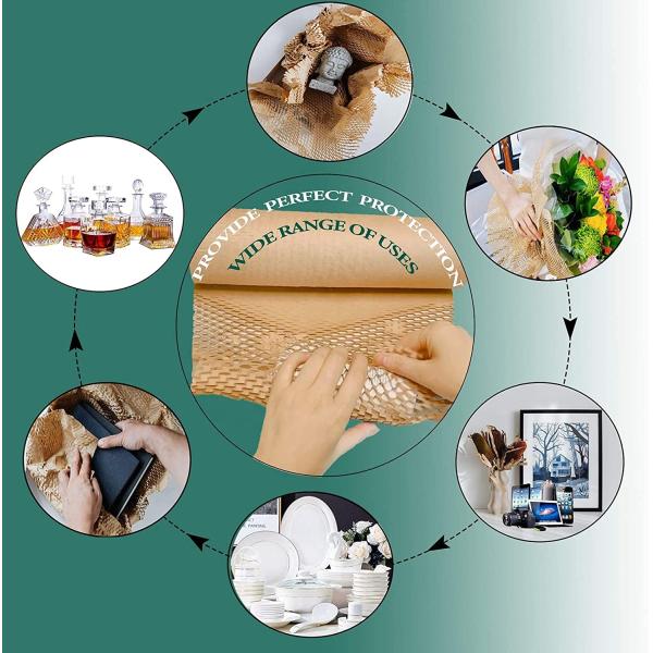 Creatrust Psnel Wrpping Wrapper 3D Papped Rico Ecofiendly Honeycomb Paper Craft Honeycomb Paper