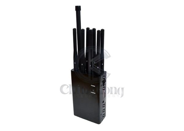 Antenas Handheld de Omni das antenas do jammer AC110V 8 do sinal de LOJACK GPS