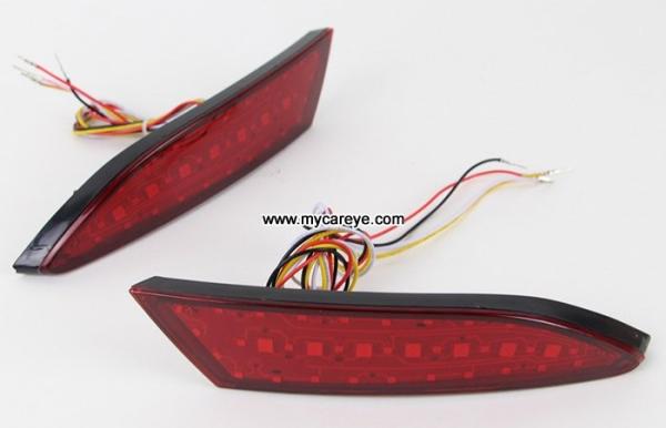 Ford Focus LED Bumper lamp Reflectors taillight brake Backup Lights Reversing light