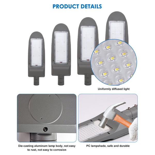 High Lumens 50w 100w 150w 200w Led Street Light For Outdoor Places