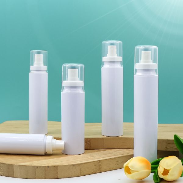 White PET Spray Bottle Manufacturer | OEM Cosmetic Spray Packaging