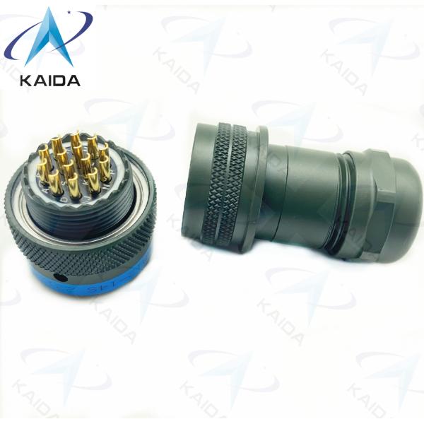 MIL-DTL-26482 Серия 1 MS3116HM12-14S Заказ герметическая оболочка 14 женских штифтов Оливково-зеленый Кадмиевый покрытие