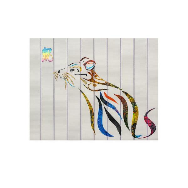 Home Decor Rat Simple Wall Arts , Special Visual Effect Hot Ribbon Art