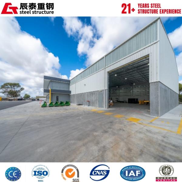 Immeuble de bureaux en acier à structure adaptable et flexible à haute résistance