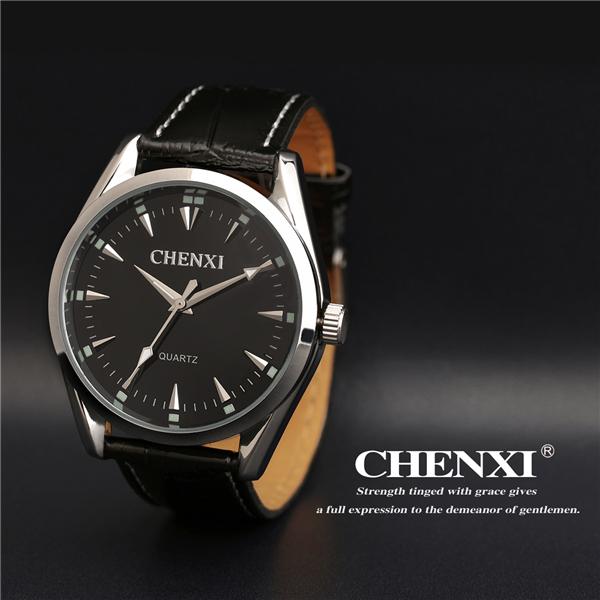 L006A Hot Sale Sport Watches Man Classic Unique Design Trendy Watches Stainless Steel Case Genuine Leather Watches