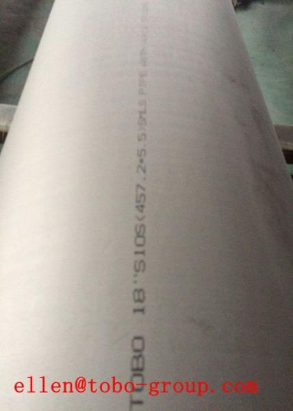 Tobo Group Shanghai Co Ltd  Large Diameter Stainless Steel Tube TP316L A312 Seamless Pipe For Industry