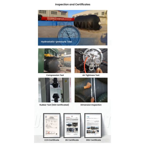 Hydropneumatic Submarine Fenders Yokohama Type Inflatable Rubber Fender