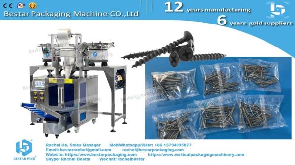 Drywall nails packaging machine automatic counting orbital location type