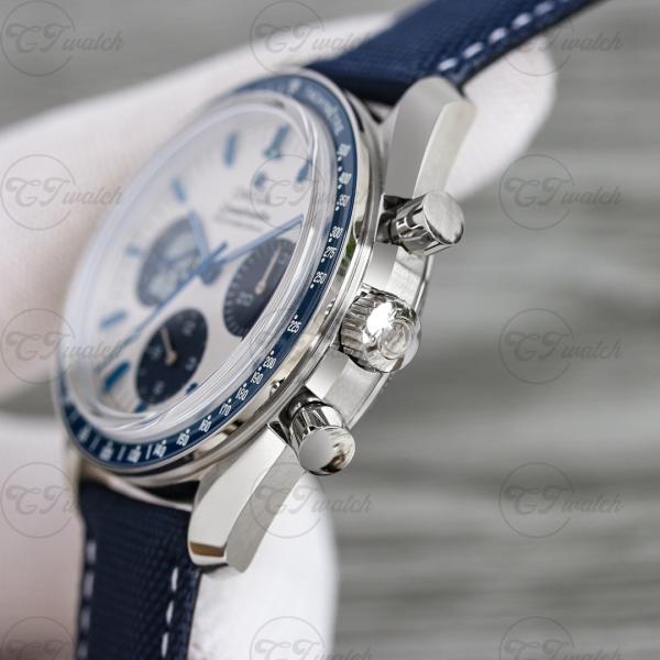 42MM Omega Speedmaster Watch Swiss 3861 Hand Wound Mechanical Chronograph