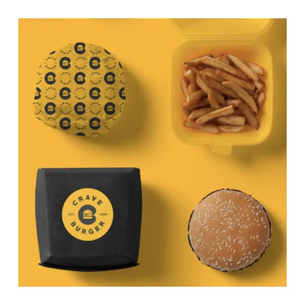 Vente en gros et personnalisation de poulet frit jetable de qualité alimentaire, frites et boîtes de hamburgers