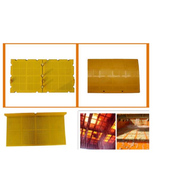 Носка сопротивляется панели экрана полиуретана 305 PU Dewatering для вибрируя экрана