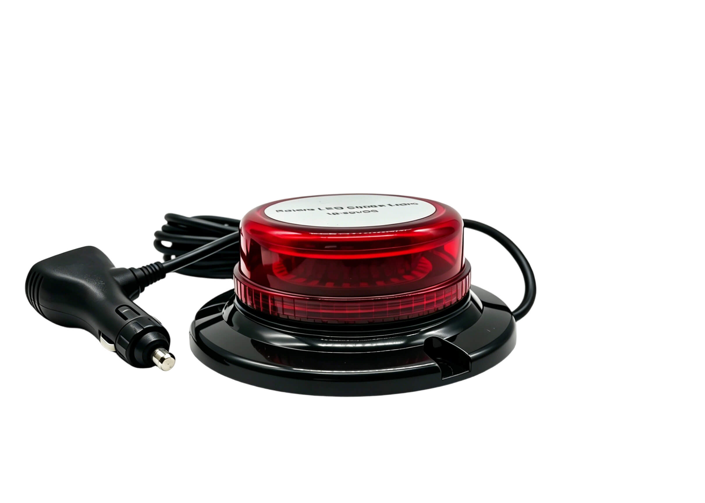 RD-208 Magnet Red LED Emergency Beacon for Car Forklifts Tractors 10-30V
