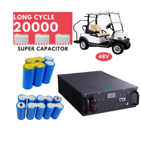 Golf Cart Supercapacitor Battery 48v 2100wh Graphene Super Capacitor Battery