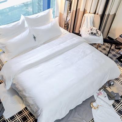 Hotel linen wholesale supplies 100% cotton jacquard bed bedding set hotel quilt comforter set