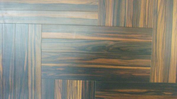 Ebony parquet flooring (Engineered or Solid) Fishing bone