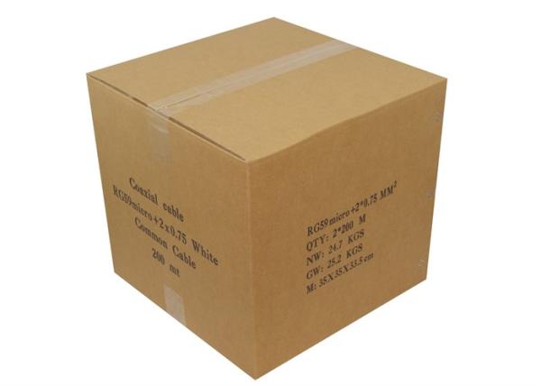 Fio preto exterior do cabo coaxial do PVC de RG59+2C para o sistema de Surveilance da câmera
